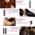 5 in 1 Hair Dryer & Hot Air Brush Styler for Volumizing, Curling, Straightening – Fast Drying with Anti-Frizz Negative Ion Technology. 