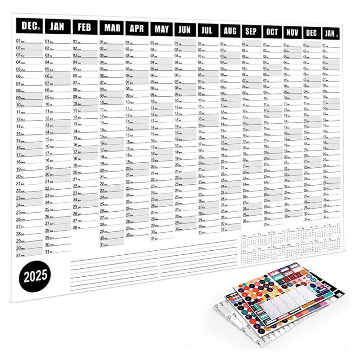 2025%202024%20Calendar%20Planner%20Sheet%20Large%20Wall%20Calendar%20Kawaii%20To%20Do%20List%20Planner%20Target%20List%20Schedule%20Organizer%20Office%20Supplies%20-%20Image%206