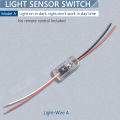 Daylight Sensor Switch 5V 12V 24V 5A Smart Light Switch for LED Strip Automatic Light Control Switch Dusk-to-Dawn Sensor lightify. 