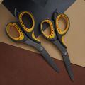 Professional Teflon-Coated Metal Scissors - Non-Stick, Sharp Blades for Adhesive Tape & Crafts, Rust-Proof, Multi-Purpose Office. 