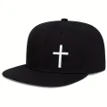 Unisex Cross Embroidery Hip-hop Hats Spring Autumn Outdoor Adjustable Casual Baseball Caps Sunscreen Hat. 