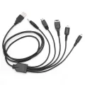 5 In 1 USB Charging Cable For Nintendo New 3DS Xl Nds Lite Ndsi Ll Wii U Charger Cable For nintendo Gba For Sony Psp 1000/2000. 