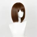 Leiri Shoko Wig Anime Leiri Shoko Cosplay Wig Short Brown Bob Wigs Heat Resistant Synthetic Hair Wigs. 