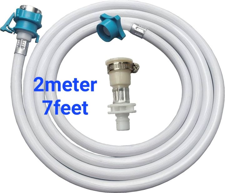 Washing Machine Water Inlet/Inflow Hose Pipe - Front & Top Load-2 Meter ...