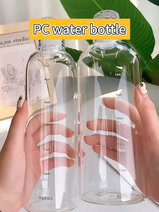 Hit Proof Borosilicate Glass Water Bottle with Protector Cover - 500ml/750ml/1000ml