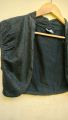 women's crop shimmery waist coat cardigan black. 