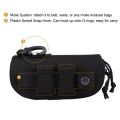 MOLLE Eyeglass Case Hunting Shockproof Protective Goggles Box Portable Outdoor Sunglasses Case-1000D Nylon.