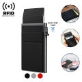 Rfid Credit Card Holder Men Thin Slim Mini Minimalist Wallets Luxury Metal Bank ID Cardholer Case Wallet for Men Carteras Choice. 