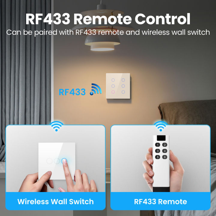 AVATTO%20Brazil%20WiFi%20Smart%20Light%20Wall%20Switch,Tuya%20Touch-Sensor%20Smart%20Interruptor%204/6%20Gang%20Switch,Work%20for%20Alexa%20Google%20Home%20-%20Image%202