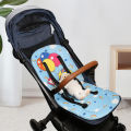 Cartoon Stroller Seat All-Season Universal Thin Pushchair Pad High Chair Seat Cushion With Back Support Stroller Cushion. 