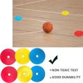 10pcs Soccer Flat Cones Marker Disc Basketball Sports Speed Agility Training Markers Indeformable Portable Training Equipment.