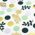 100Pcs Birthday Confetti Sage Green Birthday Decorations Confetti Paper Birthday Table Decorations Baby Shower Table Decorations. 