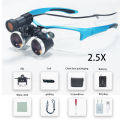 Dental Loupes 2.5/3.5X Magnifier Lab Medical Magnification Binocular Magnifier Headlight Headlamp 5W Seperately Cloth Packaging. 