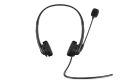 HP Stereo USB Headset, Plug-and-Play USB-A, Built-in Noise-canceling mic, Adjustable Head Strap, Padded Ear Cushions, 360-degree Bendable mic,. 