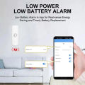 ZigBee Smart Vibration Sensor Real Time Monitoring Door Window Detection Alarm Smart Home Security Protection System. 