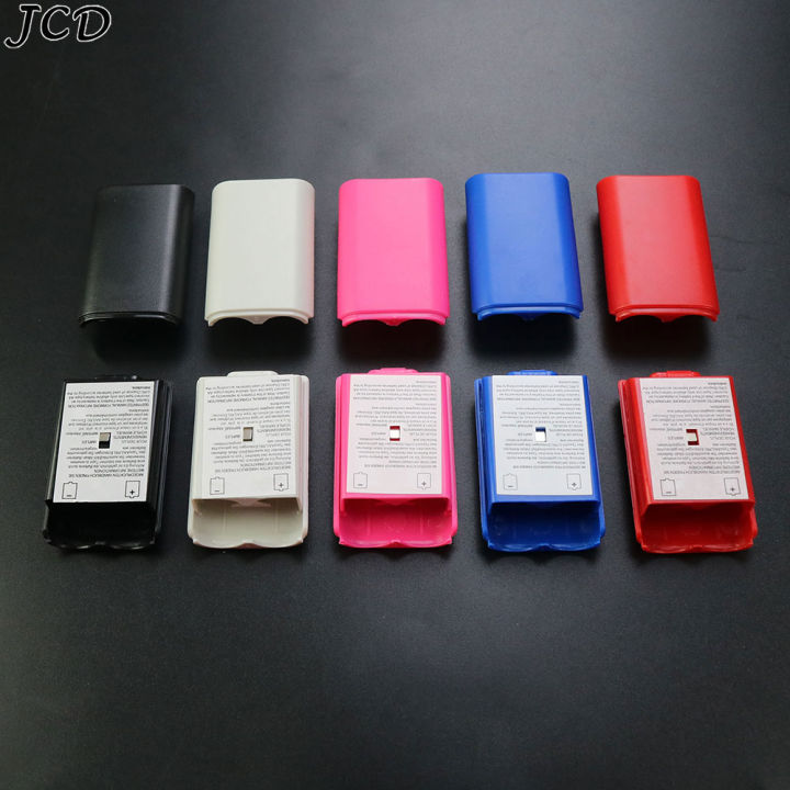 JCD 1pc For Xbox 360 Controller Battery Pack Cover Shell Shield Case Kit For Xbox 360 Wireless Controller Battery Back Shell