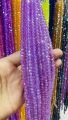 85 pieces 6mm crystal glass beads (washable) usein jewelery bracelets and clothing etc.. 
