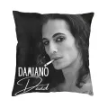 Damiano David Cushion Cover Sofa Living Room Maneskin Square Throw Pillow Case 45x45cm Double Sided Print Pillowcases. 