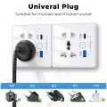 Tuya Smart Multiplug Wall Socket with USB Quick Charging. 