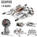 309PCS Air Combat Aircraft 75259 Ship Space War Snowspeeder Action Figures Assemble Building Blocks Toy Ornament Model Bricks. 