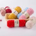 100g /Roll Velvet Yarn Crochet Knitting Yarn Soft Baby Yarn Chenille Yarn DIY Hand-Knitted Sweater Wool Yarn 120M. 