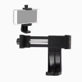 Double Nut Multifuction 360 Degree Rotating Tripod Mobile Phone Holder Mount Stand Chip Adapter Adjustable Clamp Smartphones Base. 