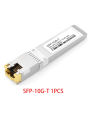 10G SFP+ Fiber 2.5G Copper SFP Modules Optical Port Turn To RJ45 Ethernet Port Switch Gigabit Transceiver Module. 