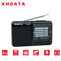 XHDATA D-328 Versatile AM/FM/SW DSP Portable Radio Receiver with MP3 Player TF Card USB, and Bluetooth Connectivity. 