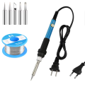 Adjustable Temperature Electric Soldering Iron 110V/220V 60W Solder Iron Tin Professional Tin Welder Electric Tin Welder Heat Pe. 
