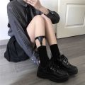 1 Pair Black Sock Garters for Women Girl JK Japanese Style Adjustable Elastic Non-Slip Sock Garter Holder Belt Leg Suspenders.