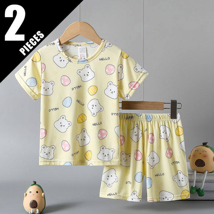 2-Piece%20Children's%20Summer%20Cute%20cartoon%20Printed%20Short-Sleeved%20Shorts%20Set%20for%20Boys%20and%20Girls%20Casual%20and%20Comfortable%20T-Shirt%20Shorts%20-%20Image%207