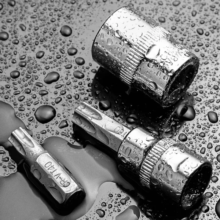 Professional%2034pcs%20Torx%20Bit%20Socket%20&%20E-Torx%20Star%20Socket%20Set%201/4"%203/8"%201/2"%20Drive%20Male%20Female%20E-torx%20Bits%20Handheld%20Tool%20with%20Case%20-%20Image%204