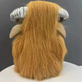 1 PC Brown Furry Large-Mouth Monster Latex Doll Decoration, Home Decoration, Office Placement, Birthday . 