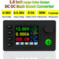 DC DC Buck Boost Converter 40W/90W Adjustable Regulated Laboratory Power Supply CC CV 4.5A/5A 0.5-36V 5V 6V 12V 24V Power Module. 