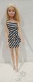 Barbie Glitz Black & White Stripe Dress Doll Limited Edition for girls. 