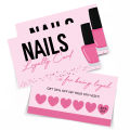 50pcs Nails Business Card  Press On Nail Loyalty Paper Card Board Nail Discount Card Board Nails Accessories Tools. 