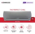 Kenwood Inverter AC 1.5 Ton KEE-1845S EcoPlus - 75% Saving + Heat & Cool + Big Indoor + Full DC - Grey. 