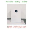 solar hybrid  all in one inverter inbuilt battery. 