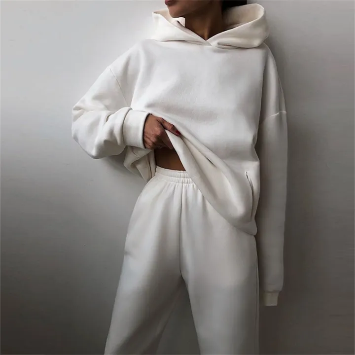 Women's%20Tracksuit%20Suit%20Autumn%20Fashion%20Warm%20Hoodie%20Sweatshirts%20Two%20Pieces%20Oversized%20Solid%20Casual%20Hoody%20Pullovers%20Long%20Pant%20Sets%20-%20Image%204