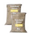 Wood cat litter Clumpy Sawdust. 