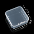 Bead Organizer Box 12/24/30Pcs Small Clear Plastic Bead Storage Containers with Hinged Lid for Storage Crafts Jewelry Organizer. 