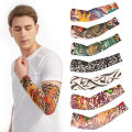 6 Pcs Tattoo Sleeves Sun Protection Men Women Summer Seamless Arm Cover Cool Outdoor Cycling Breathable Cycling Tattoo Sleeves. 