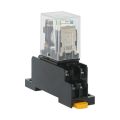 Pack of 10 relay sets + my2 socket my4 12VDC 12vac 24vda 24vac 110vac 220vac daily delivery. 
