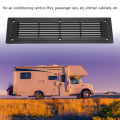 300x80mm Air Vents Louver Rectangle Air Outlet Grill Cover Ventilation Panel for RV Bus Trailer Kitchen Cabinet Return Air Grill. 