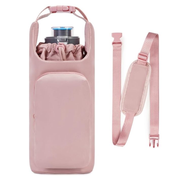 Portable%20Water%20Bottle%20Bag%20with%20Adjustable%20Shoulder%20Strap%20Vacuum%20Cup%20Cover%20Heat%20Insulation%20Protective%20Cover%20for%20Hiking%20Camping%20-%20Image%205