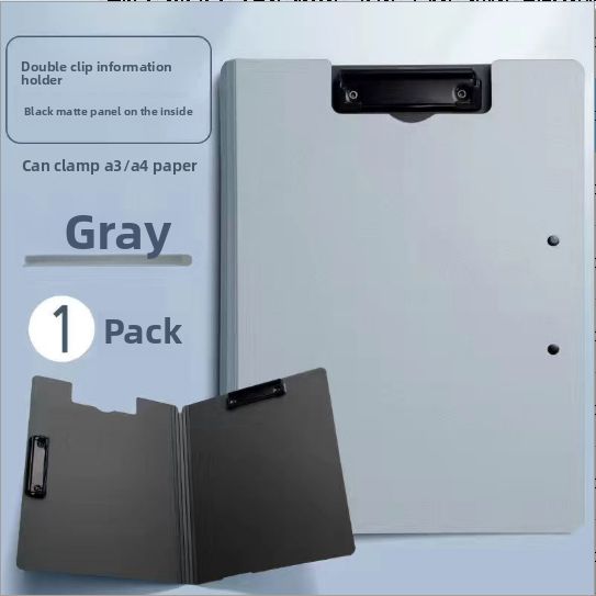 New%20A4%20File%20Folder%20Clipboard%20Writing%20Pad%20Memo%20Clip%20Board%20Double%20Clips%20Organizer%20School%20Office%20Stationary%20-%20Image%207