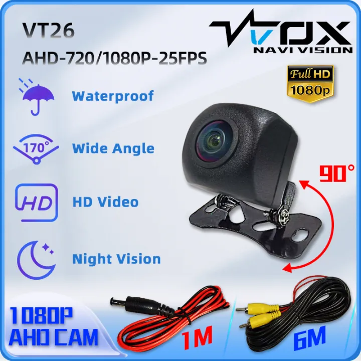 Universal AHD Car Rear View Camera 12V Night Vision Waterproof Backup ...