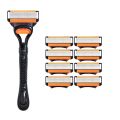 NEW 4-25 Pcs Comb Men's Razor Fusion Pro Power Shaving Shaver Male Face Beard Hair Trimmer 6 Layer Blades Replacement Refills. 