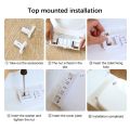 Hinge Repair Bolts Bathroom Fittings Screws Washers Set Universal Replacement Toilet Lid Seat Cover Plate Replacement Set Screws. 