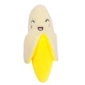 Pet plush sound toys, dog toy supplies wholesale, puppy cat bite resistant puzzle toys, fruit bananas. 